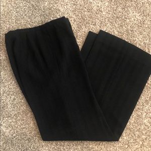 Ann Taylor Wide Leg Pinstriped Suit Trousers